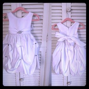 White kids dress